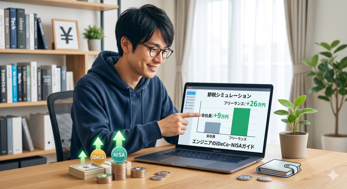 エンジニアのiDeCo・NISAガイド｜節税シミュレーション付き