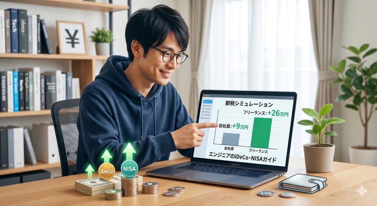 エンジニアのiDeCo・NISAガイド｜節税シミュレーション付き