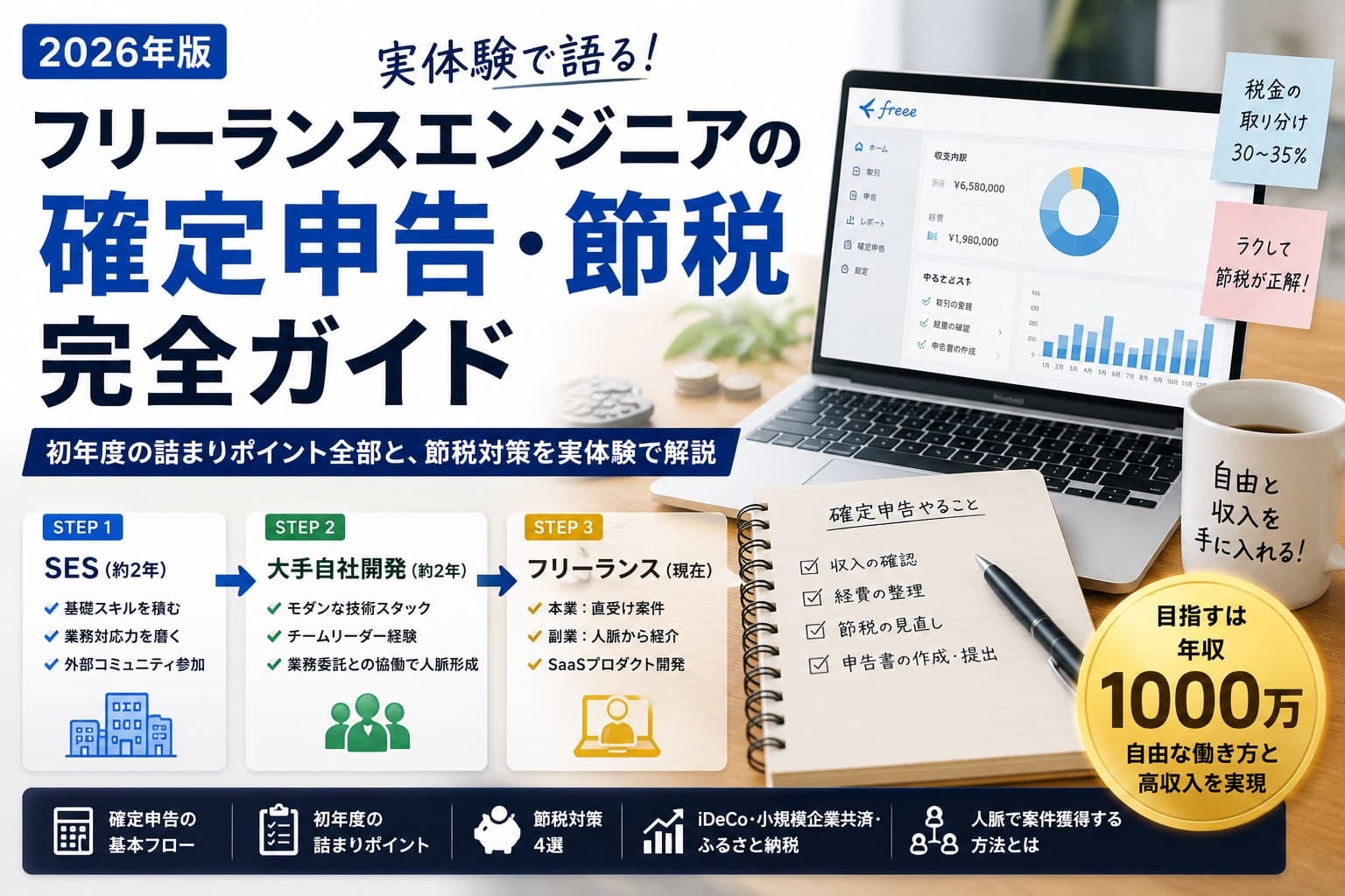 フリーランスエンジニアの確定申告・節税完全ガイド