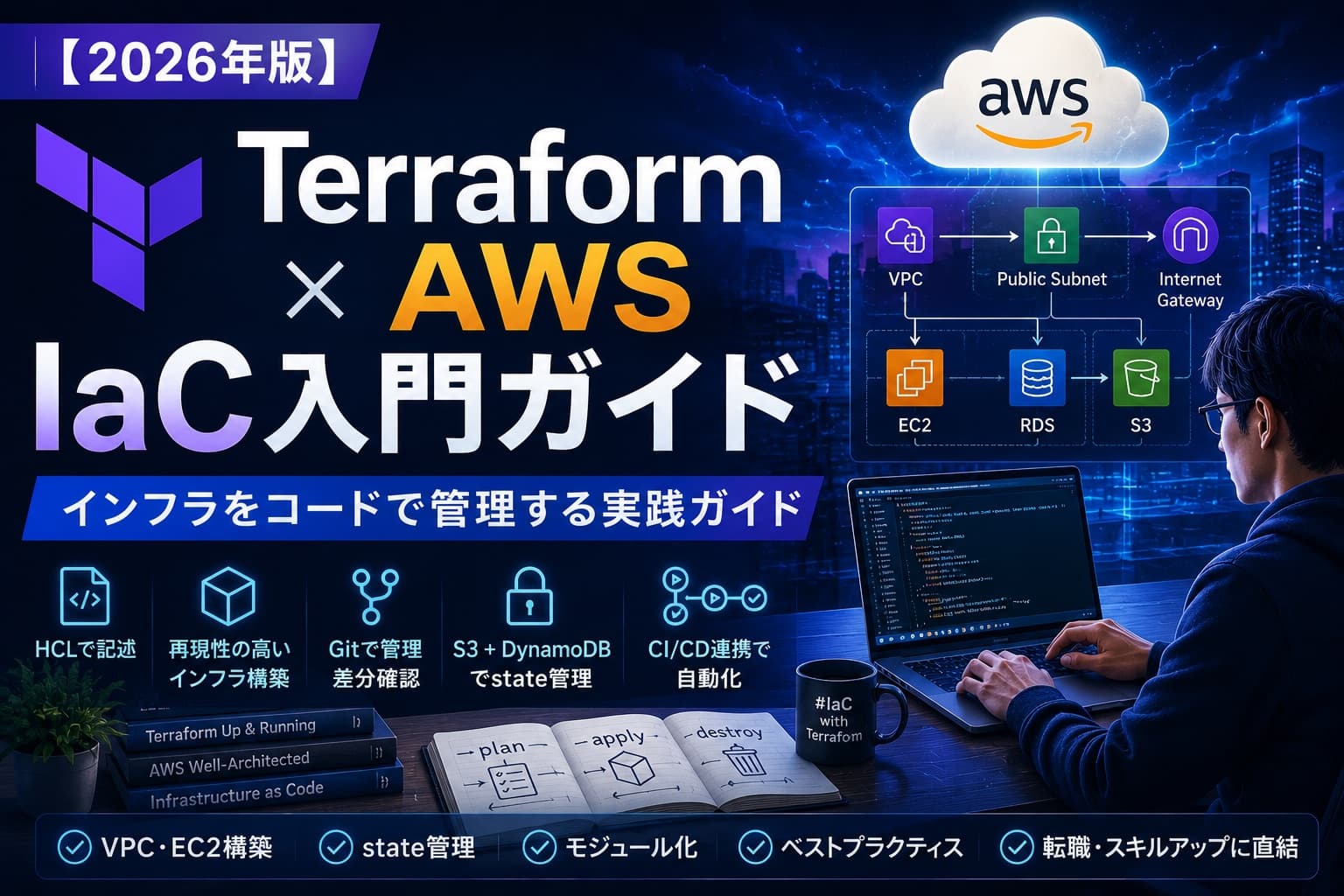 【2026年版】Terraform × AWS IaC入門ガイド